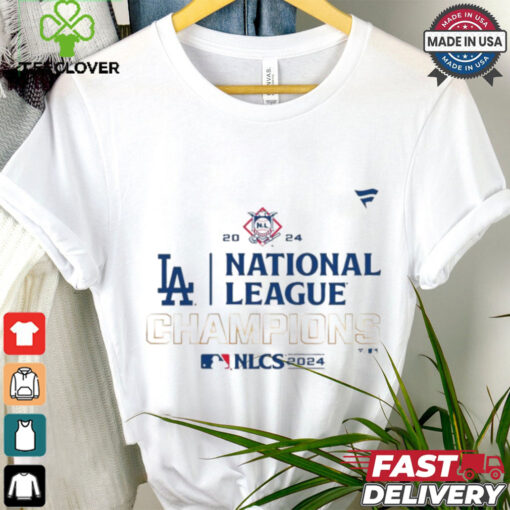 Official Los Angeles Dodgers 2024 National League Champions Locker Room T Shirt