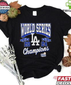 Official Los Angeles Dodgers 2024 World Series Champions Arch Logo Shirt 2 Official Los Angeles Dodgers 2024 World Series Champions Arch Logo Shirt