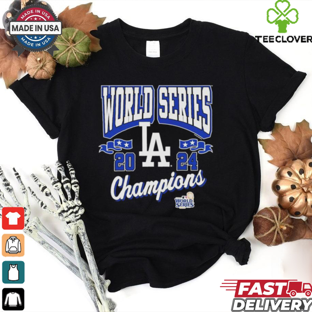 Official Los Angeles Dodgers 2024 World Series Champions Arch Logo Shirt Official Los Angeles Dodgers 2024 World Series Champions Arch Logo Shirt
