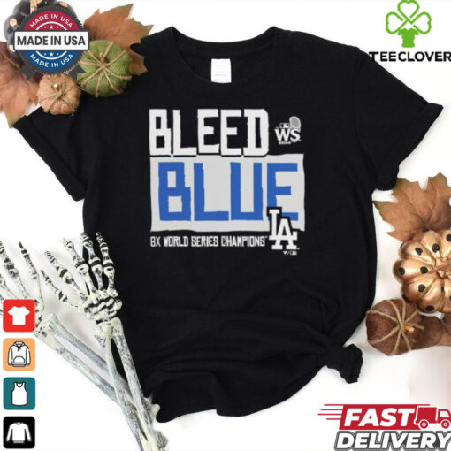 Official Los Angeles Dodgers 2024 World Series Champions Bleed Blue Shirt