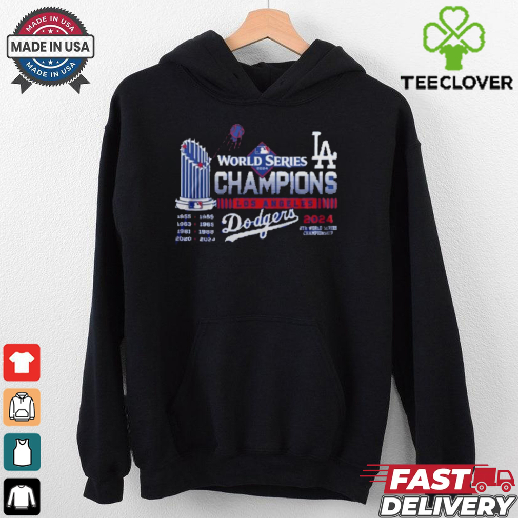 Official Los Angeles Dodgers 2024 World Series Champions Eight Times shirt Official Los Angeles Dodgers 2024 World Series Champions Eight Times shirt