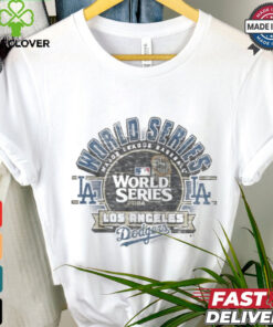 Official Los Angeles Dodgers ’47 Gray 2024 World Series Franklin T Shirt