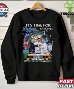 Official Los Angeles Dodgers It’s Time Tommy Lasorda Vin Scully Fernando Valenzuela T Shirt 2 Official Los Angeles Dodgers It’s Time Tommy Lasorda Vin Scully Fernando Valenzuela T Shirt