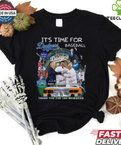 Official Los Angeles Dodgers It’s Time Tommy Lasorda Vin Scully Fernando Valenzuela T Shirt 3 Official Los Angeles Dodgers It’s Time Tommy Lasorda Vin Scully Fernando Valenzuela T Shirt