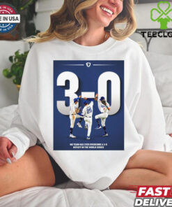 Official Los Angeles Dodgers MLB No Team Has Ever Overcome A 3 0 Deficit In The World Series Poster t shirt 1 Official Los Angeles Dodgers MLB No Team Has Ever Overcome A 3 0 Deficit In The World Series Poster t shirt