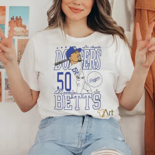 Official Los Angeles Dodgers Mookie Betts Caricature Shirt