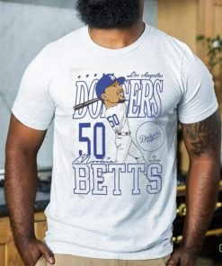 Official Los Angeles Dodgers Mookie Betts Caricature Shirt