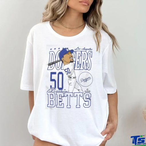 Official Los Angeles Dodgers Mookie Betts Caricature Shirt