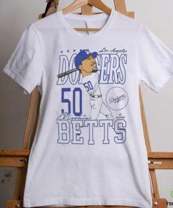 Official Los Angeles Dodgers Mookie Betts Caricature Shirt