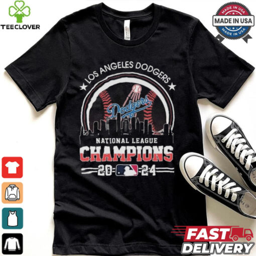 Official Los Angeles Dodgers National League Champions 2024 MLB Skyline Shirt