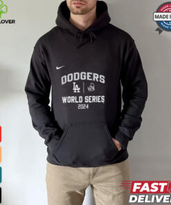 Official Los Angeles Dodgers Nike 2024 World Series Arched Lockup Shirt