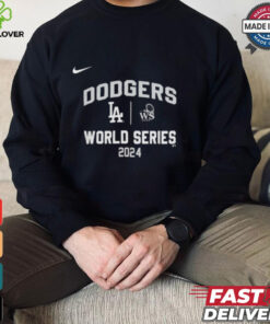 Official Los Angeles Dodgers Nike 2024 World Series Arched Lockup Shirt