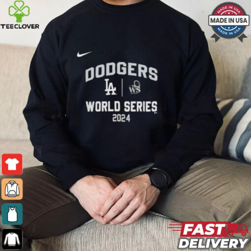 Official Los Angeles Dodgers Nike 2024 World Series Arched Lockup Shirt