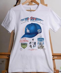 Official Los Angeles Dodgers On Earth Blue Heaven City Of Champions T shirt