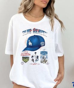 Official Los Angeles Dodgers On Earth Blue Heaven City Of Champions T hoodie, sweater, longsleeve, shirt v-neck, t-shirt