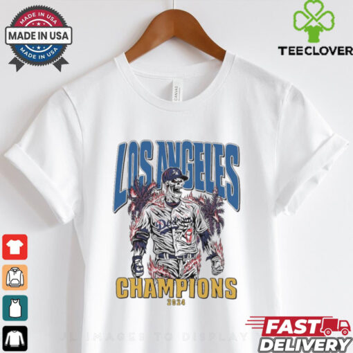 Official Los Angeles Dodgers Shohei Ohtani Champs 2024 Skeleton Art t shirt