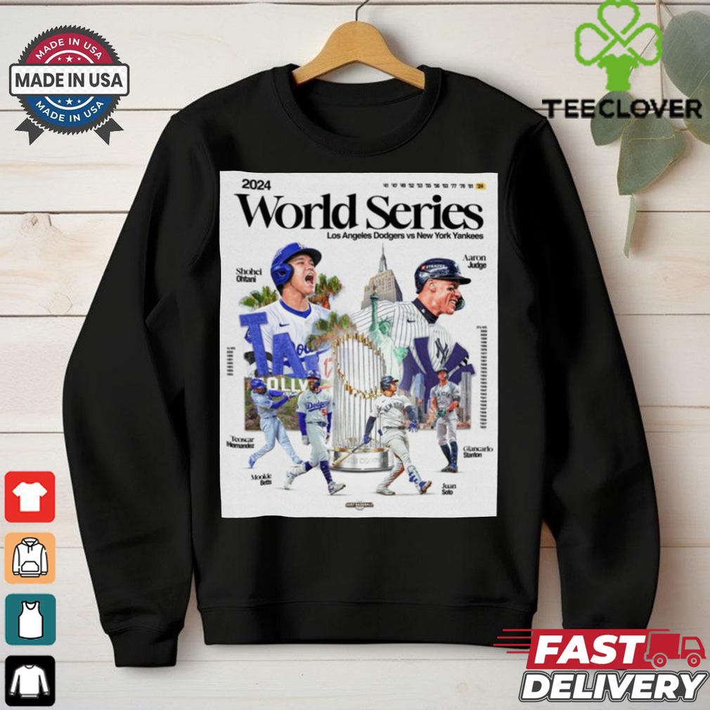Official Los Angeles Dodgers Vs New York Yankees 2024 World Series It doesn’t get any better than this Poster t shirt Official Los Angeles Dodgers Vs New York Yankees 2024 World Series It doesn’t get any better than this Poster t shirt