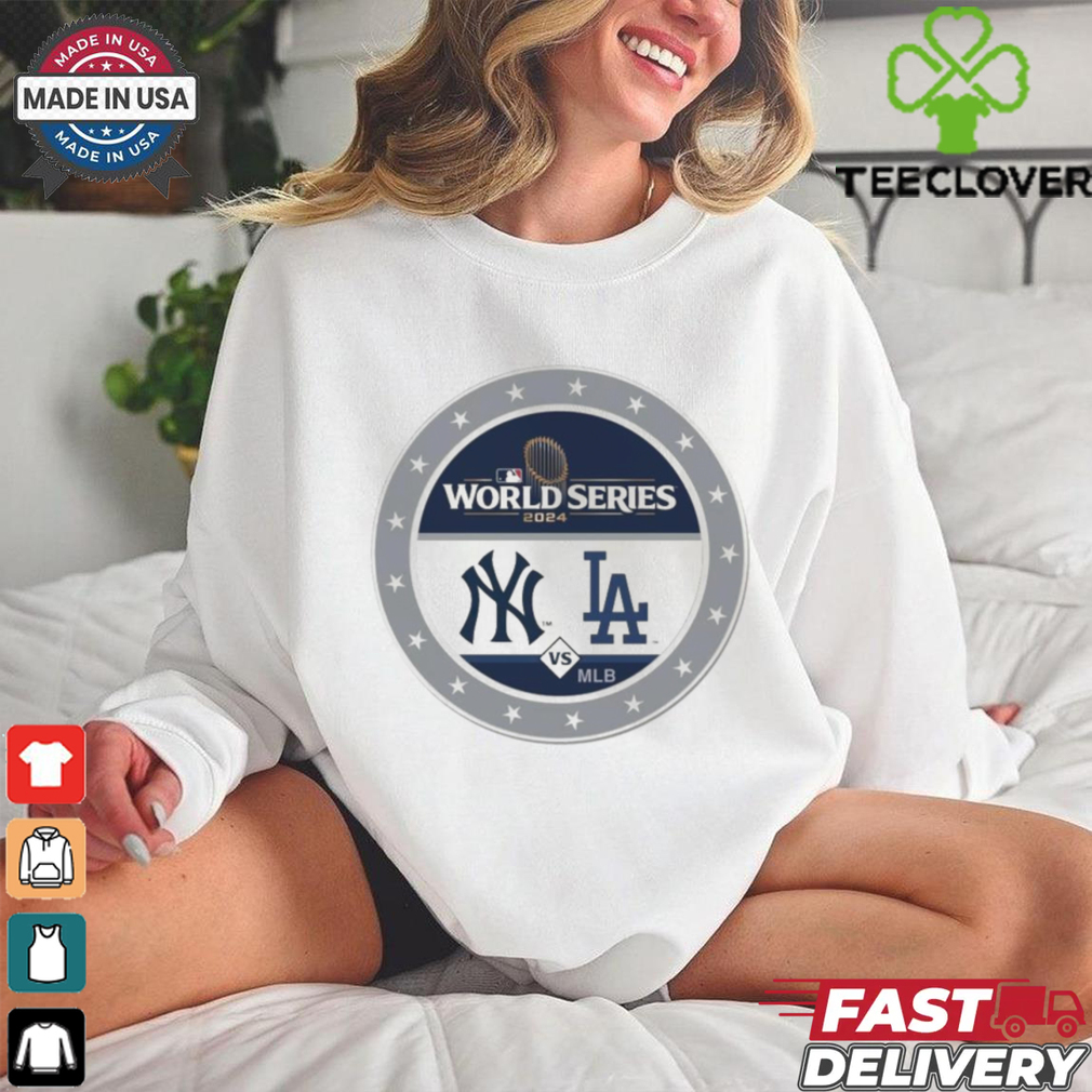 Official Los Angeles Dodgers Vs New York Yankees Dueling 2024 World Series MLB Shirt Official Los Angeles Dodgers Vs New York Yankees Dueling 2024 World Series MLB Shirt