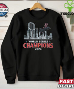 Official Los Angeles Dodgers World Series Champions 2024 Skyline Shirt