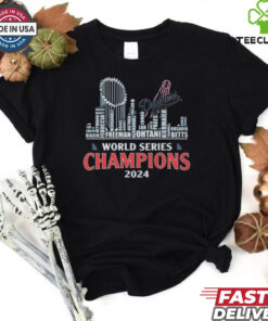 Official Los Angeles Dodgers World Series Champions 2024 Skyline Shirt