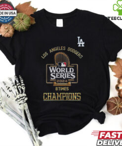 Official Los Angeles Dodgers World Series Champions 8 Times MLB 2024 t shirt