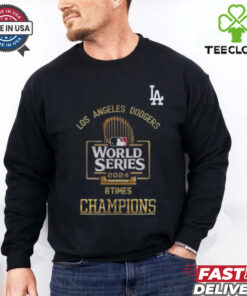 Official Los Angeles Dodgers World Series Champions 8 Times MLB 2024 t shirt