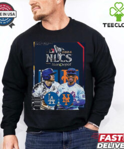 Official Los Angeles Dodgers vs. New York Mets 2024 NLCS Program Shirt