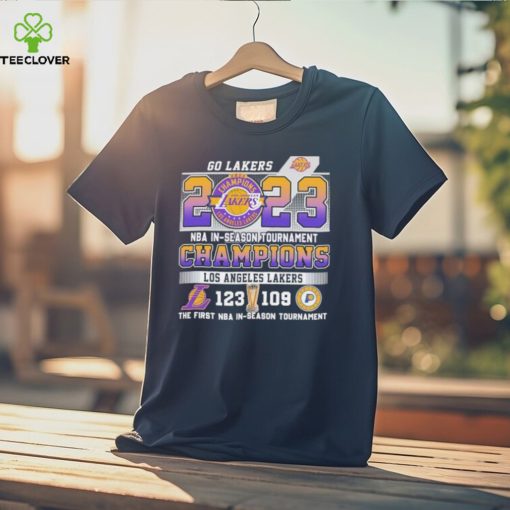 Official Los Angeles Lakers 123 109 Indiana Pacers 2023 NBA In Season Tournament Championship Final Score Shirt