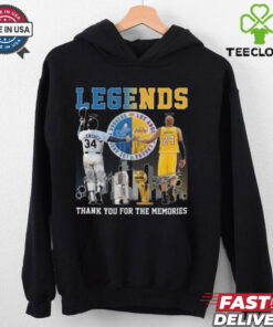 Official Los Angeles Lakers Kobe Bryant LA Dodgers Fernando Valenzuela The Legends Signatures Shirt