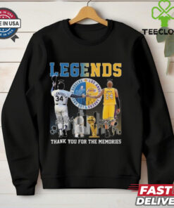 Official Los Angeles Lakers Kobe Bryant LA Dodgers Fernando Valenzuela The Legends Signatures Shirt