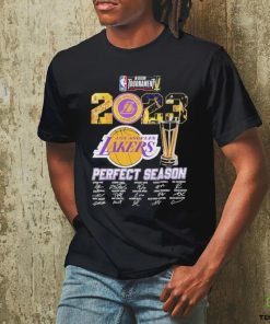 Official Los Angeles Lakers Perfect Season 2023 NBA In Season Tournament Signatures Shirt