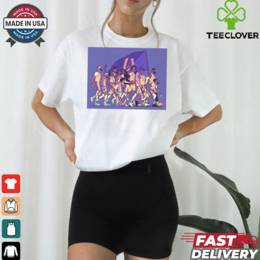 Official Los Angeles Lakers Walking Into The Playoffs Like NBA Poster t shirt