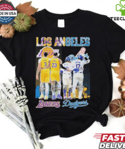 Official Los Angeles Lakers x Los Angeles Dodgers Signature Unisex T Shirt
