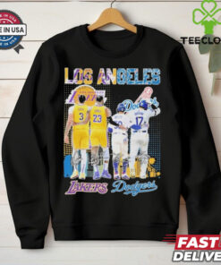 Official Los Angeles Lakers x Los Angeles Dodgers Signature Unisex T Shirt