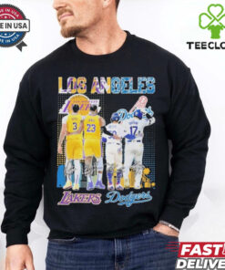 Official Los Angeles Lakers x Los Angeles Dodgers Signature Unisex T Shirt