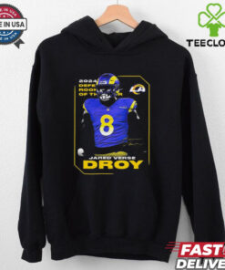 Official Los Angeles Rams 2024 NFL Jared Verse DROY Defensive Rookie of the Year Signature t shirt