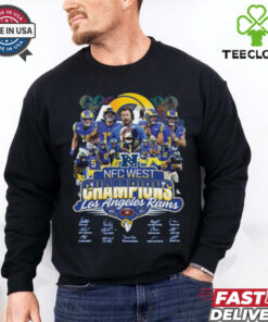 Official Los Angeles Rams 2024 Nfc West Champions Signature Shirt