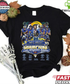 Official Los Angeles Rams 2024 Nfc West Champions Signature Shirt