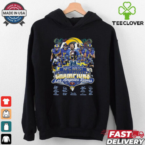 Official Los Angeles Rams 2024 Nfc West Champions Signature Shirt
