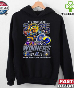 Official Los Angeles Rams NFC Wild Card Winners 2025 T Shirt