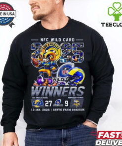 Official Los Angeles Rams NFC Wild Card Winners 2025 T Shirt