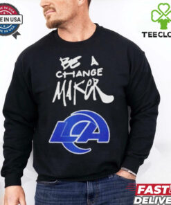 Official Los Angeles Rams x D’Marco Farr 2024 Be A Change Maker Shirt