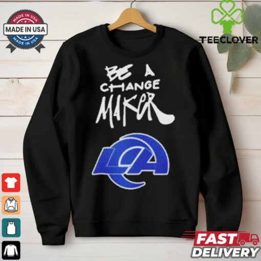 Official Los Angeles Rams x D’Marco Farr 2024 Be A Change Maker Shirt