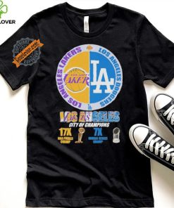 Official Los Angeles Sports Teams CIty Of Champions 17x Finals Champ 7x World Series Champ shirt