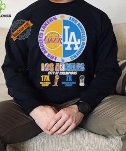 Official Los Angeles Sports Teams CIty Of Champions 17x Finals Champ 7x World Series Champ shirt