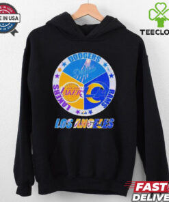 Official Los Angeles Team Sport Los Angeles Dodgers Los Angeles Lakers And Los Angeles Rams 2024 Shirt