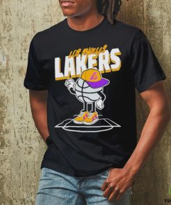Official Los angeles Lakers basketball cap stadium T shirt