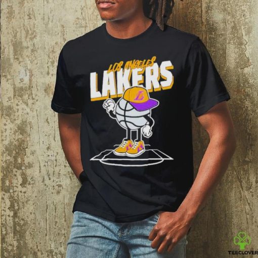 Official Los angeles Lakers basketball cap stadium T shirt