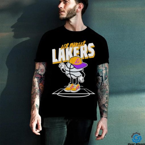 Official Los angeles Lakers basketball cap stadium T shirt