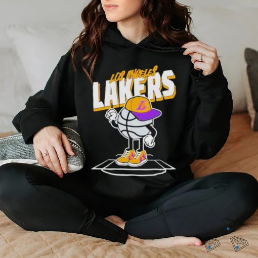 Official Los angeles Lakers basketball cap stadium T shirt